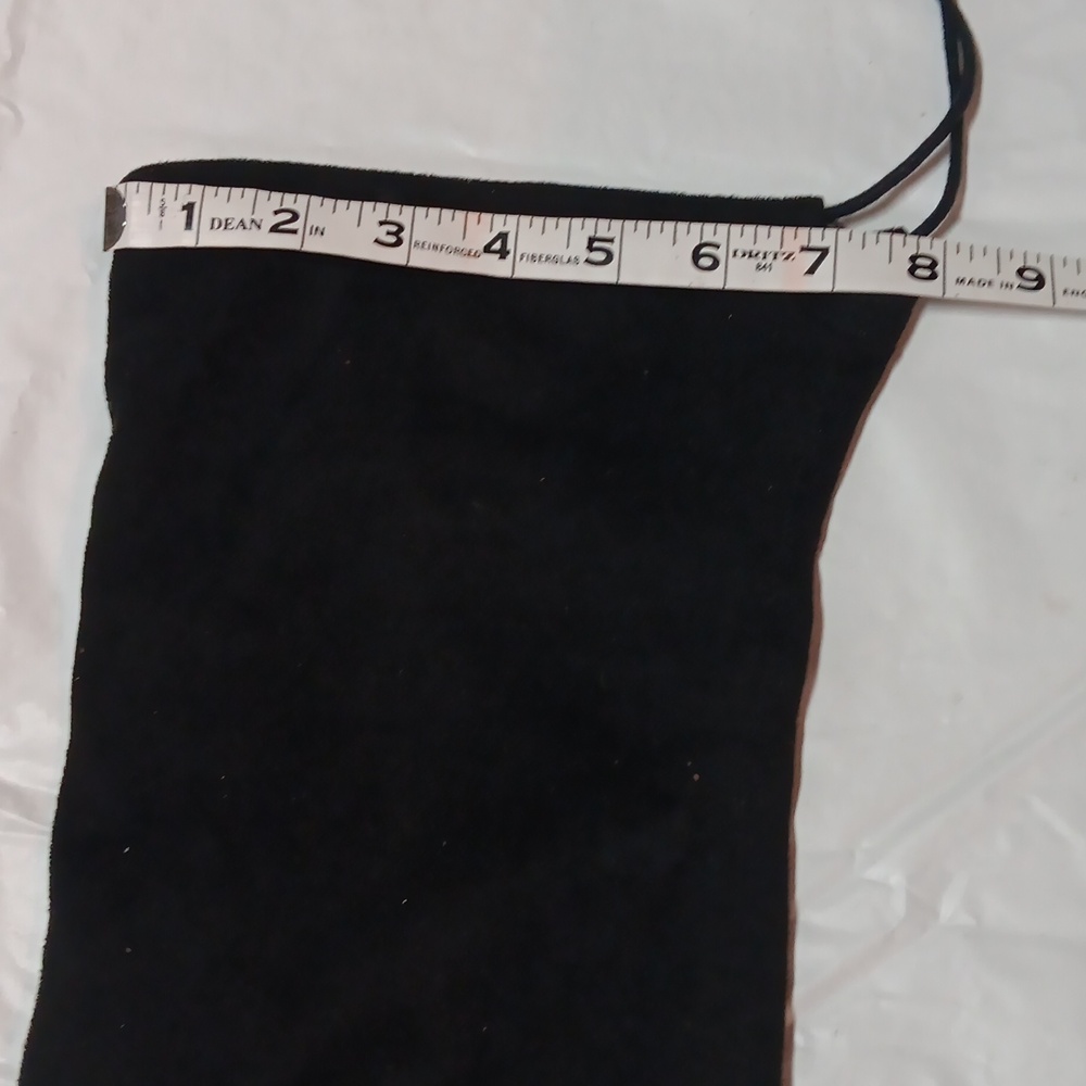 Wild Diva Women's Black Faux Suede Over-the-Knee Boots Size 7 - Picture 10 of 11
